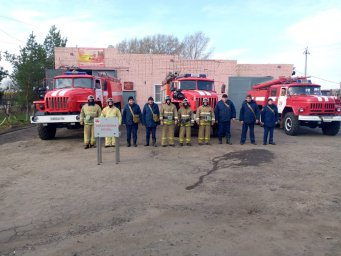 Смотр сил и средств ПЧ Касторенского района