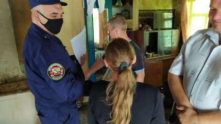 ​Совместный рейд кореневских огнеборцев