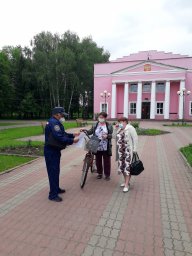 ​Рейд пожарной безопасности населения прошёл в Глушковском районе