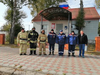 ​Огнеборцы Курского района на изучении районов выезда