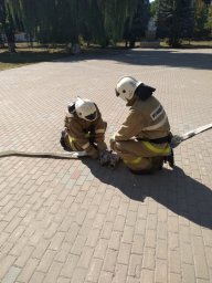 ​Конышевские и Теткинские огнеборцы успешно провели ПТЗ