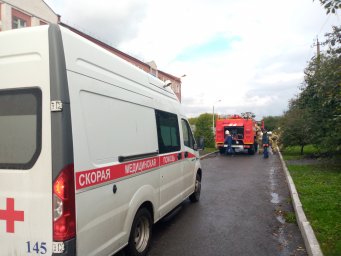 ​Пожарно-тактические учения в Конышевской СОШ