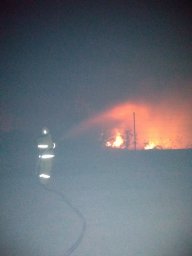 ​Тёткинские пожарные ликвидировали горение сухой травы