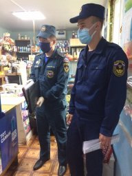 ​Рейд в период осеннего пожароопасного сезона в Большесолдатском районе