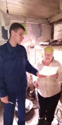 ​Проведение пожарно-профилактического рейда в Золотухинском районе