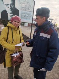 ​Пожарно-профилактический рейд в г.Фатеже