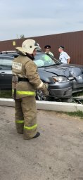 ​Рыльские пожарные выехали на ДТП