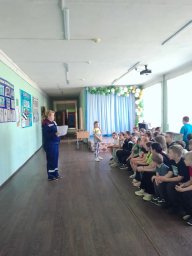​Занятия по безопасности в Половневской школе Октябрьского района