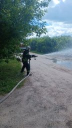 ​Огнеборцы ПЧ Октябрьского района потушили УАЗ