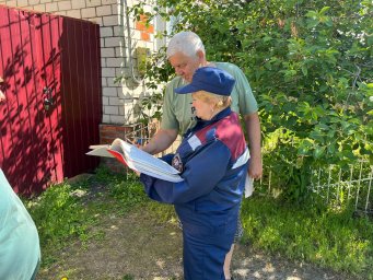 ​Профилактический рейд в д. Ванина Октябрьского района