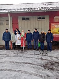 ​Теткинских огнеборцев поздравили с праздниками