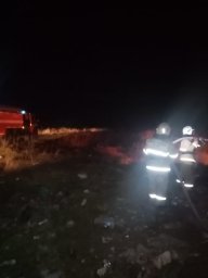 Горение травы и мусора
