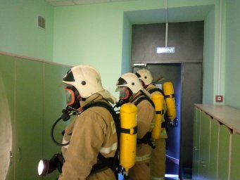 ​Пристенские пожарные провели ПТЗ