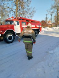 ​Работа Конышевских огнеборцев в период праздничных дней