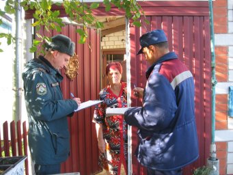 ​Пожарная безопасность для жителей Обоянского района