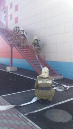 ​Пожарно-тактическое учение на территории детского сада &laquo;Солнышко&raquo; в Солнцевском районе