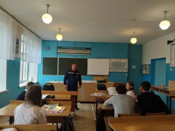 ​Открытый урок по ГО в Рышковской СОШ Железногорского района