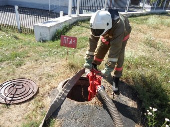 ​Беловские пожарные провели ПТЗ