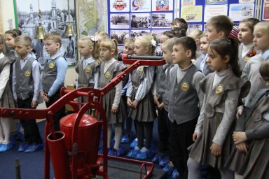 ​Гости в Пожарно-спасательном музее