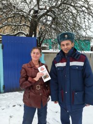 ​Профилактический рейд в с. Верхний Любаж Фатежского района