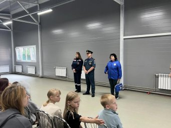 ​Комплексное занятие по безопасности в лагере "Олимпиец"
