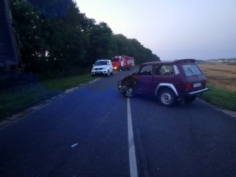 ​Медвенском огнеборцы на ликвидации двух ДТП