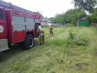 ​Солнцевские пожарные в детском лагере