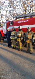 ​Пожарно-тактические занятия огнеборцев Курского района