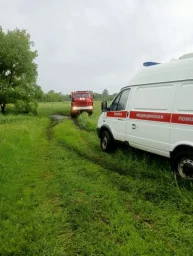 Оказание помощи огнеборцами Солнцевского района