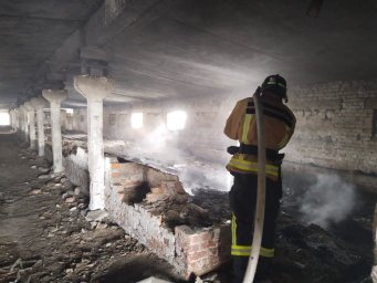 ​Возгорание в д. Клюква ликвидировано