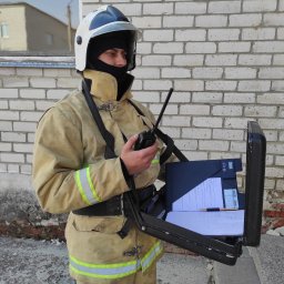 ​Пожарно-тактические учения в Медвенском и Глушковском районах