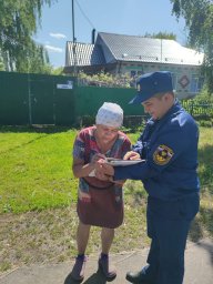 ​Инструктажи в Поныровском районе продолжаются