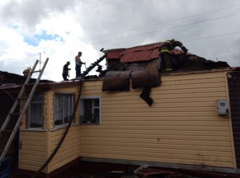 Пожар в Пристенском районе ликвидирован