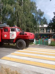 ​Теткинские огнеборцы провели учения