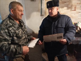 ​Профилактический рейд на территории Ольговского сельсовета Кореневского района