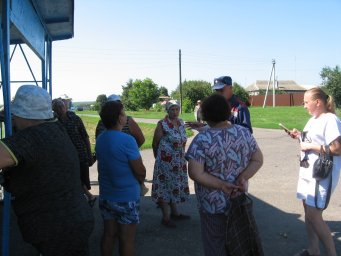 ​Профилактический рейд в с. Быканово Обоянского района