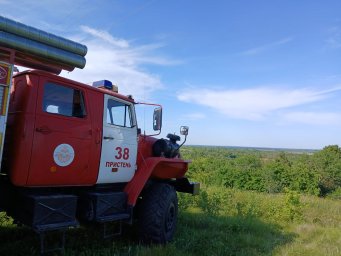​Работа Пристенских огнеборцев