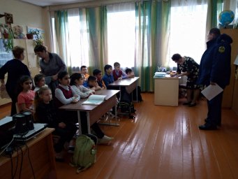 ​ОТИ в районе выезда Пушкарского сельсовета Кореневского района
