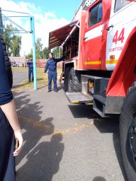 ​Урок безопасности в Хомутовской школе