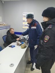 Совместный профилактический рейд на территории Фатежского района