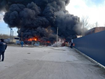 ​Пожар на улице Прогонная г.Курска