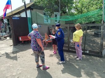 Рейд в Октябрьском районе