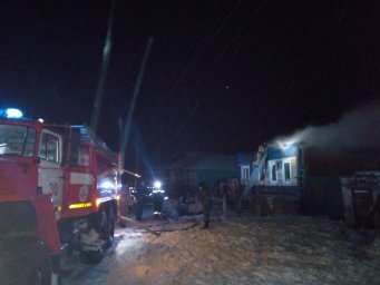 Пожар в Конышевском районе