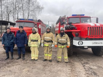 ​Конышевские огнеборцы на штабной тренировке