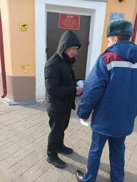 ​Пожарно-профилактический рейд в г. Фатеже