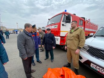 Михаил Горбунов принял участие в смотре сил и средств, привлекаемых к ликвидации ЧС