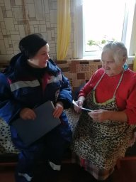 ​Профилактический рейд в селе Горяйново Поныровского района