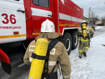 ​Огнеборцы Октябрьского района на учениях