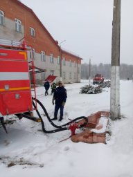 ​Железногорские огнеборцы на учениях