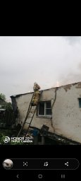 ​Грозовой разряд в трубе дымохода поджег дом